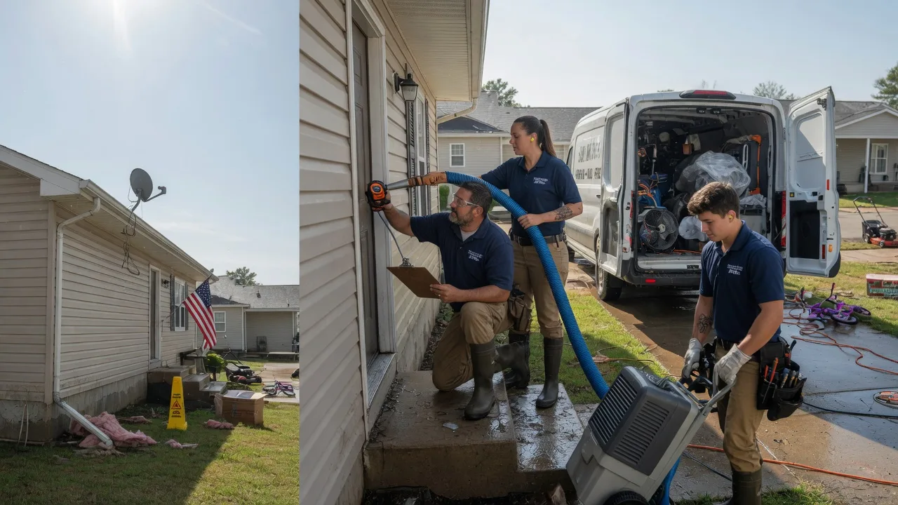 Ceiling Water Damage Restoration in Mer Rouge, LA near me
